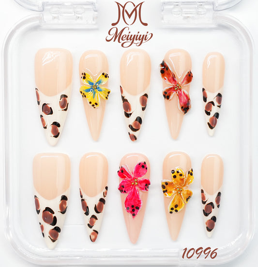 10996-MYY's designer original high-end design customized luxury hand-painted wearable nail art