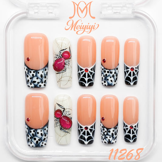 11268-MYY's designer original high-end design customized luxury hand-painted wearable nail art