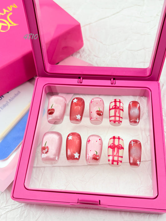 4810-MYY's designer original high-end design customized luxury hand-painted wearable nail art