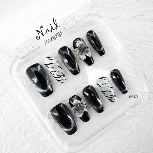 6959-MYY's designer original high-end design customized luxury hand-painted wearable nail art
