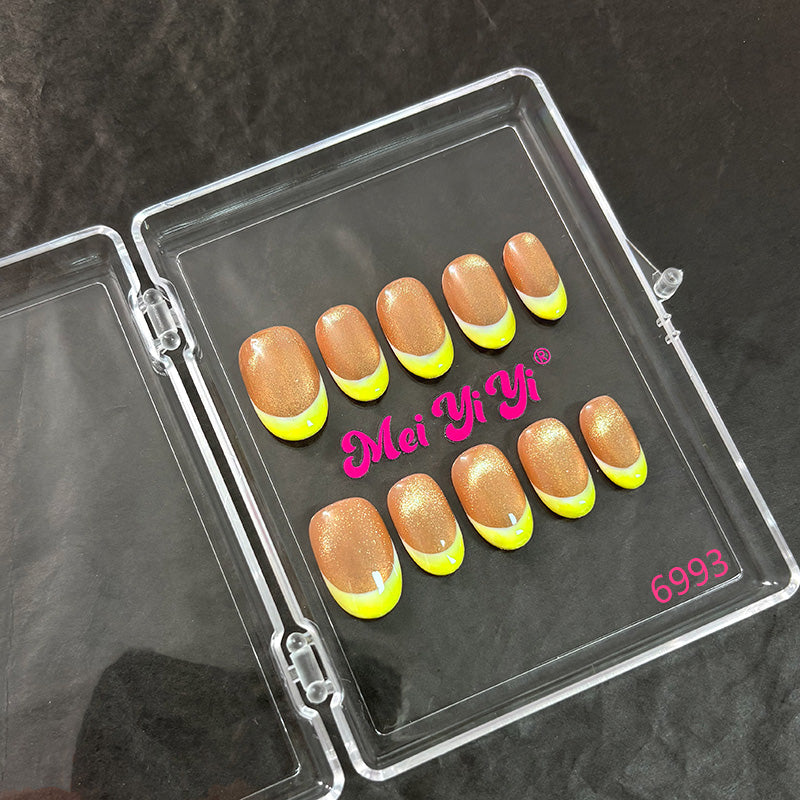 6993-MYY's designer original high-end design customized luxury hand-painted wearable nail art