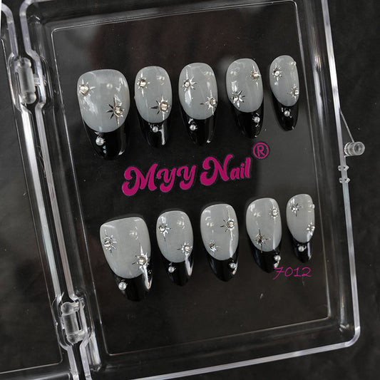 7012-MYY's designer original high-end design customized luxury hand-painted wearable nail art