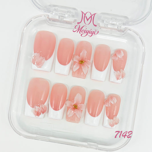 7142-MYY's designer original high-end design customized luxury hand-painted wearable nail art