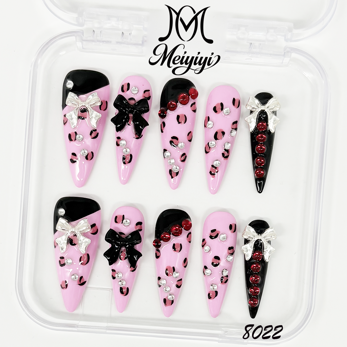 8022-MYY's designer original high-end design customized luxury hand-painted wearable nail art
