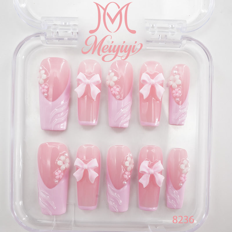 8236-MYY's designer original high-end design customized luxury hand-painted wearable nail art