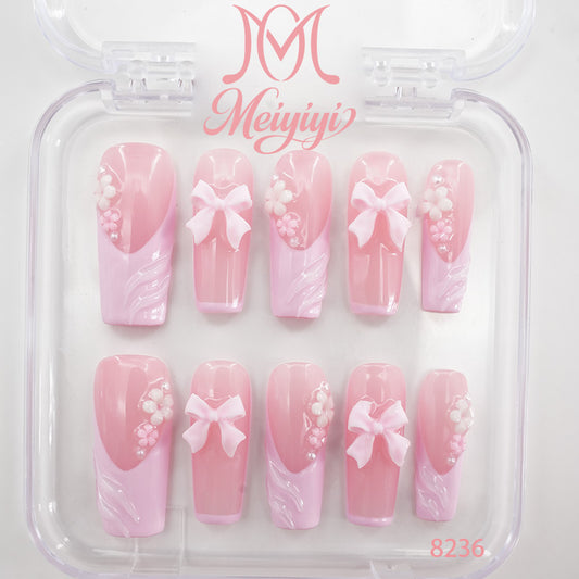 8236-MYY's designer original high-end design customized luxury hand-painted wearable nail art