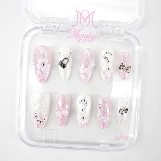 8250-MYY's designer original high-end design customized luxury hand-painted wearable nail art