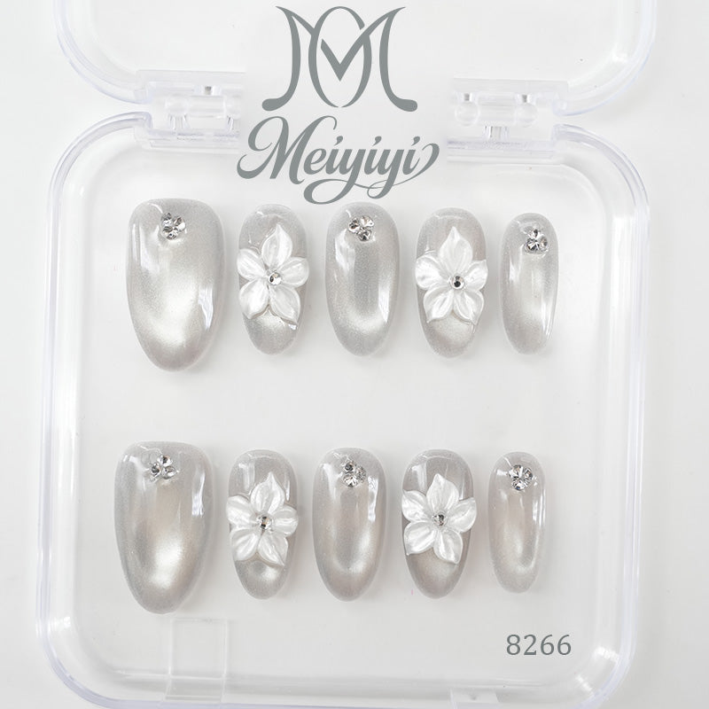 8266-MYY's designer original high-end design customized luxury hand-painted wearable nail art