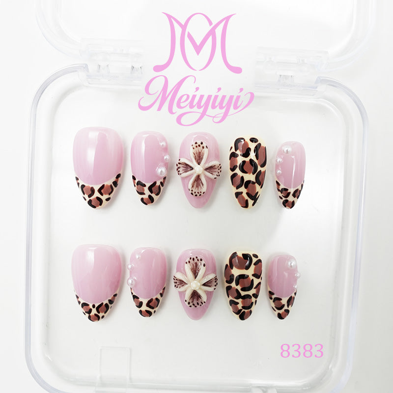 8383-MYY's designer original high-end design customized luxury hand-painted wearable nail art
