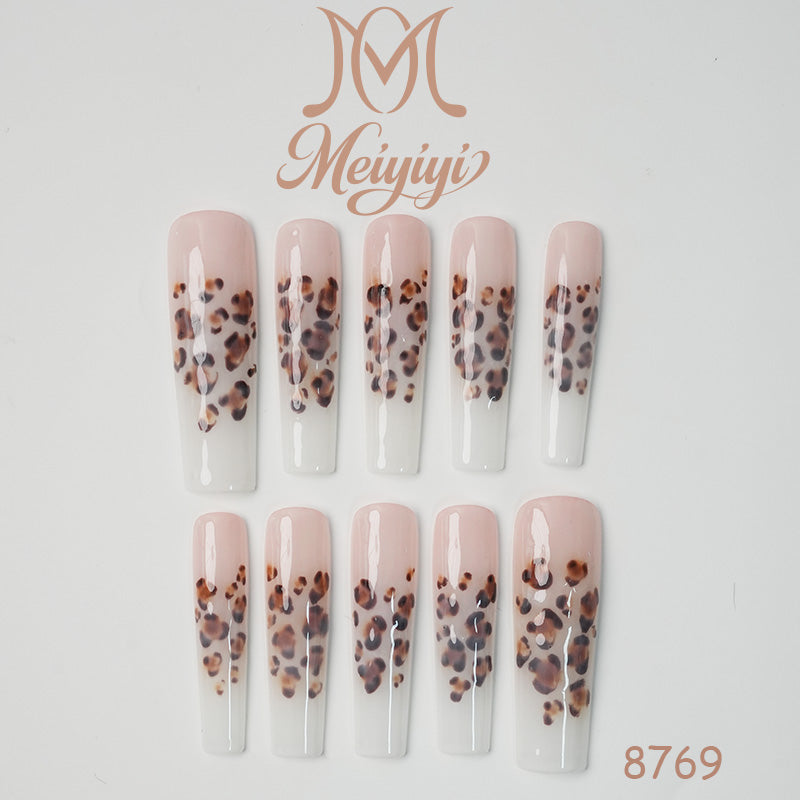8769-MYY's designer original high-end design customized luxury hand-painted wearable nail art